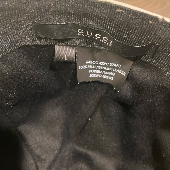 Gucci leather cap - Picture 4 of 4